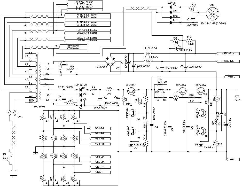 power supply with fan